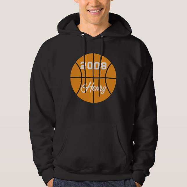 Basketball personalized  hoodie (Front)