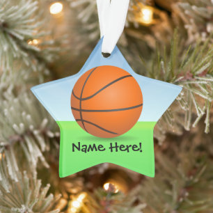 Basketball Personalized Kid's Sports Ornament