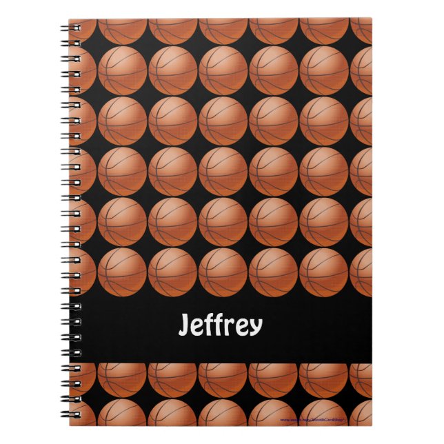 Basketball Personalized Notebook (Front)