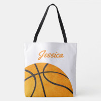 Basketball Personalized Orange Girls Kids Trendy