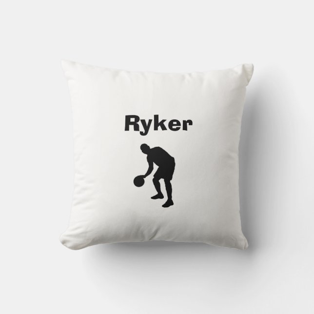 Basketball Personalized Pillow (Front)