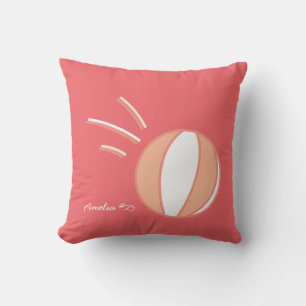 Basketball Personalized Throw Pillow Custom Decor