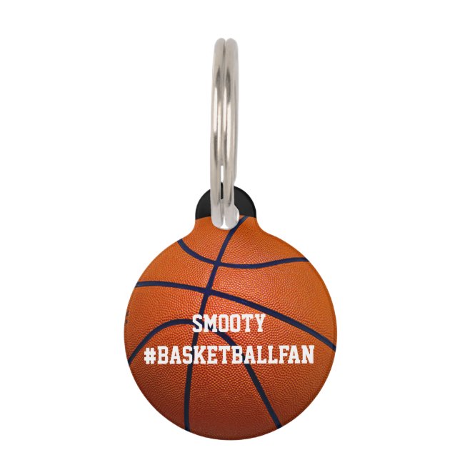 Basketball Pet Tag (Front)