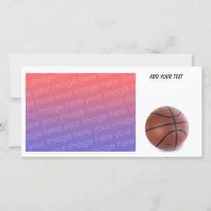 Basketball Photo Card by SRF