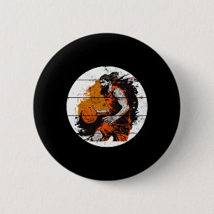 Basketball Player 1 (2)  2 Inch Round Button