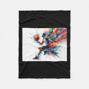 Basketball Player 2 Fleece Blanket