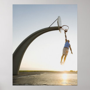 Basketball player 3 poster