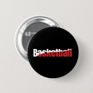 Basketball Player Abstract Swish - Word Art 2 Inch Round Button