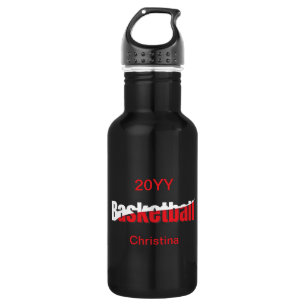 Basketball Player Abstract Swish - Word Art 532 Ml Water Bottle