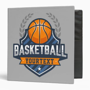 Basketball Player ADD NAME Varsity School Team Binder