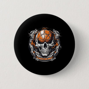 Basketball Player Art 2 Inch Round Button