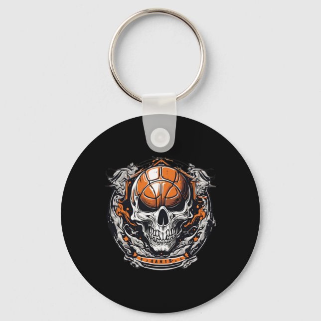 Basketball Player Art  Keychain (Front)