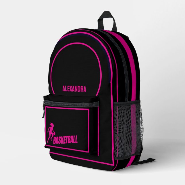 Basketball Player, Basketbal Team,Birthday Gift Pr Printed Backpack (Back Corner Right)