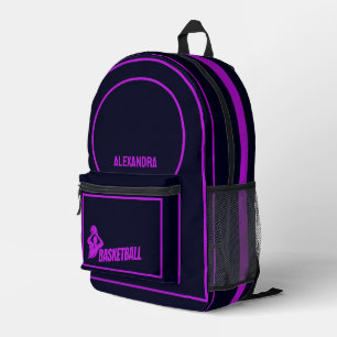 Basketball Player, Basketbal Team,Birthday Gift Printed Backpack