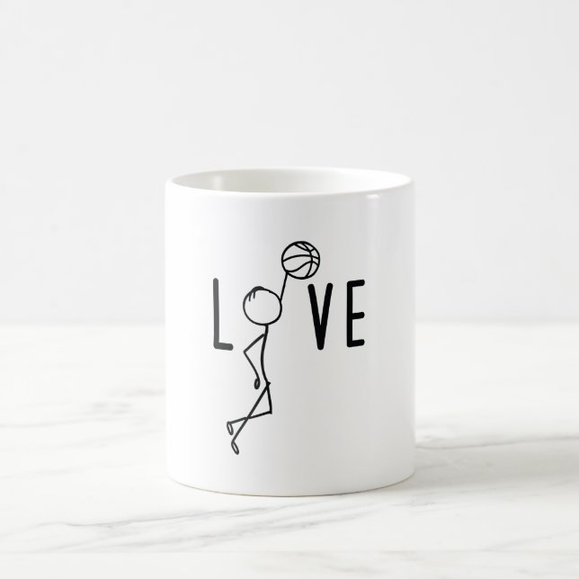 Basketball Player Basketball Lover Basketball Team Coffee Mug (Center)