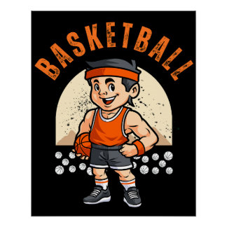 Basketball Player Basketballer Sports Poster