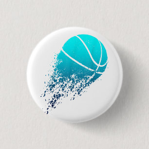 Basketball Player Bball Fan Baller Sports 1 Inch Round Button