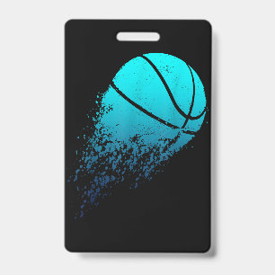 Basketball Player Bball Fan Baller Sports Badge