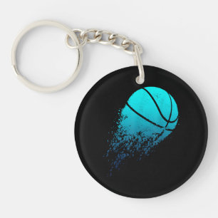 Basketball Player Bball Fan Baller Sports Keychain