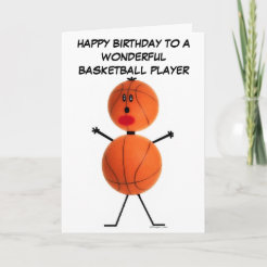 Funny Basketball Birthday Cards | Zazzle CA