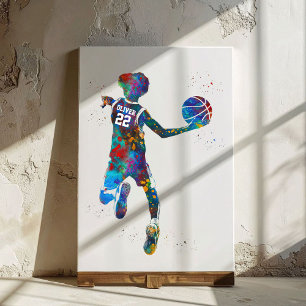 Basketball Player Canvas Print