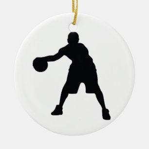 Basketball Player Ceramic Ornament