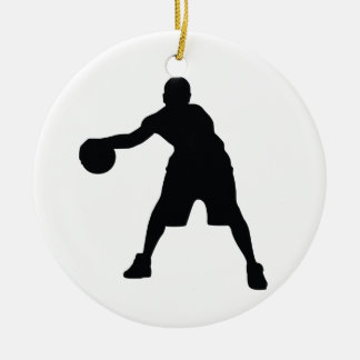 Basketball Player Ceramic Ornament
