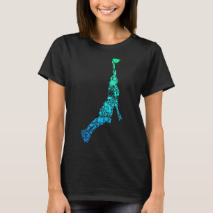 Basketball Player Coach Dunking Kids Boys Men T-Shirt