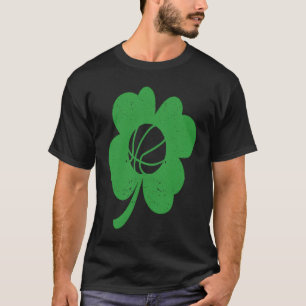 Basketball Player Coach Shamrock St Patricks Day I T-Shirt