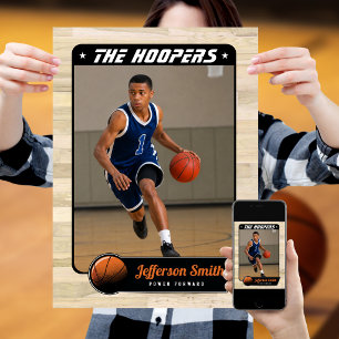 Basketball Player customizable Poster