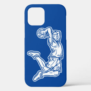 Basketball Player Doing Slam Dunk Light Design iPhone 12 Pro Case