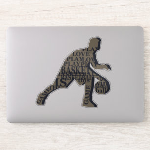 Basketball player dribbling 
