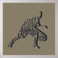 Basketball player dribbling