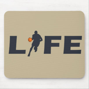 Basketball player driblling  mouse pad