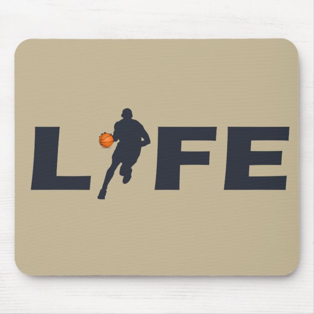 Basketball player driblling  mouse pad (Front)