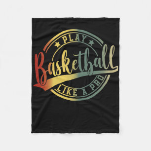 Basketball Player Fans College Basketball Coach Fleece Blanket