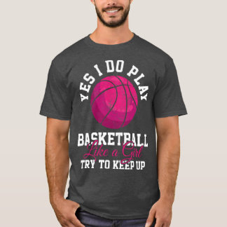 Basketball Player Girls T-Shirt