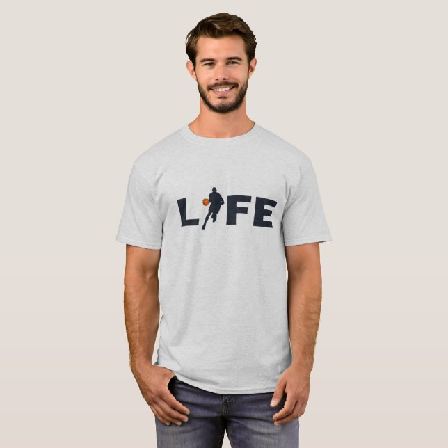basketball player life  T-Shirt (Front Full)