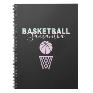 Basketball Player Name Cute Basket Personalized Notebook