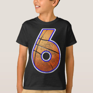 Basketball Player Number Six T-Shirt