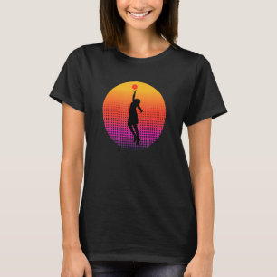 Basketball Player Playing Basketball Ball Sports S T-Shirt