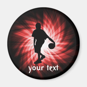 Basketball Player; Red Magnet
