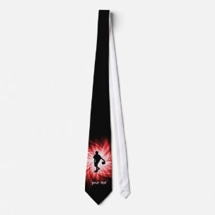 Basketball Player; Red Tie