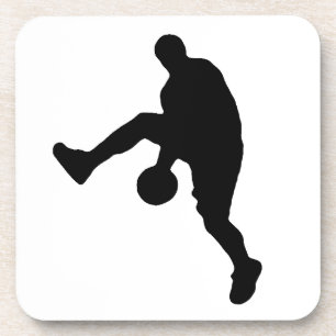 Basketball Player Silhouette Coaster