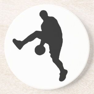 Basketball Player Silhouette Coaster