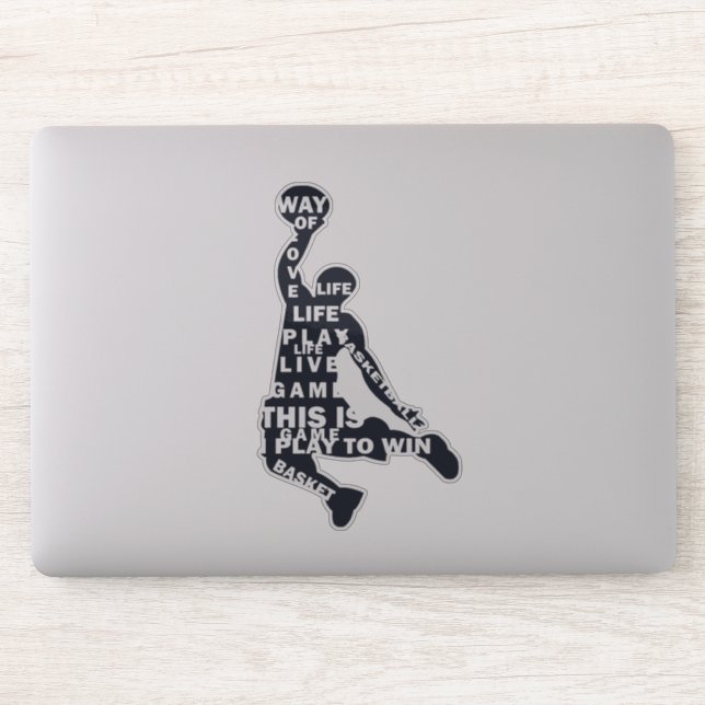 Basketball player slam dunk (Computer)