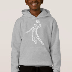 Basketball Player Slam Dunk Light Design