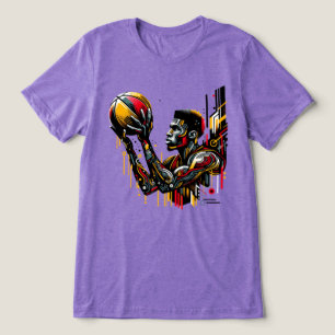 Basketball Player Tri-Blend Shirt