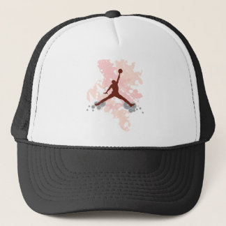 Basketball player trucker hat