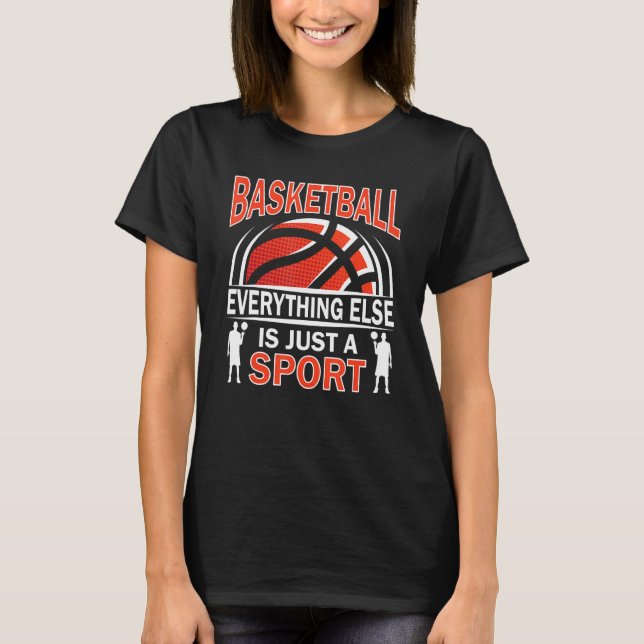 Basketball Players Basketball Team Graphic Sports  T-Shirt (Front)